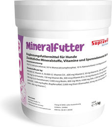 Supravit Mineralfutter für Hunde mit Vitaminen für alle Altersstufen und Größen 1 kg – Bild 1 von 1