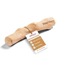Produktbild von Supravit Natürlicher Kauknochen aus Kaffeeholz für Hunde M Vegan und Ohne tierisches Protein