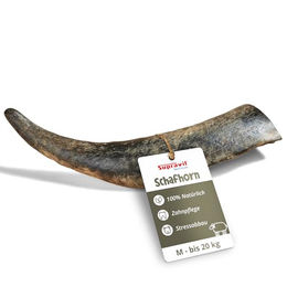 Supravit Natürliches Schafhorn Kauspielzeug zur Zahnpflege für Hunde – Bild 1 von 8