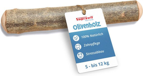 Supravit Olivenholz Kauspielzeug S für Hunde aus Naturholz zur Zahnpflege – Bild 1 von 7