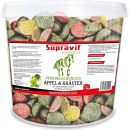 Supravit Pferdeleckerlis Apfel und Kräuter 2kg Trainingssnacks für Pferde – Bild 1 von 13