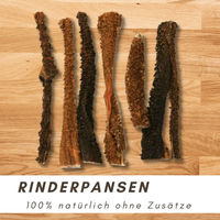 Produktbild von Supravit Rinderpansen getrocknet Kausnack für Hunde Monoprotein ohne Zusätze 1kg