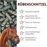 Produktbild von Supravit Rübenschnitzel für Pferde 20kg Einzelfuttermittel für Senior- und Sportpferde zur Unterstützung der Verdauung
