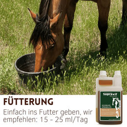 Supravit Schwarzkümmelöl für Pferd und Hund 1000ml kaltgepresst und naturrein – Bild 1 von 9