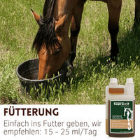 Produktbild von Supravit Schwarzkümmelöl für Pferd und Hund 1000ml kaltgepresst und naturrein