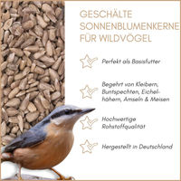 Produktbild von Supravit Sonnenblumenkerne geschält Ganzjahresfutter für Wildvögel 2,5 kg