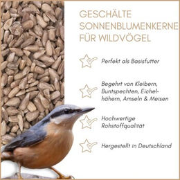 Supravit Sonnenblumenkerne geschält Ganzjahresfutter für Wildvögel 25 kg – Bild 1 von 7