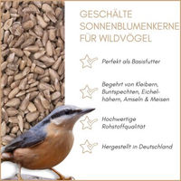 Produktbild von Supravit Sonnenblumenkerne geschält Ganzjahresfutter für Wildvögel 25 kg