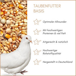 Supravit Taubenfutter Basis Körnermischung Ganzjahresfutter für Tauben 5 kg – Bild 1 von 8