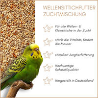 Produktbild von Supravit Wellensittichfutter Zuchtmischung Hauptfutter 25 kg