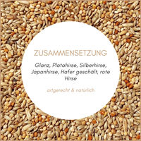 Produktbild von Supravit Wellensittichfutter Zuchtmischung Hauptfutter für Wellensittiche 2,5 kg