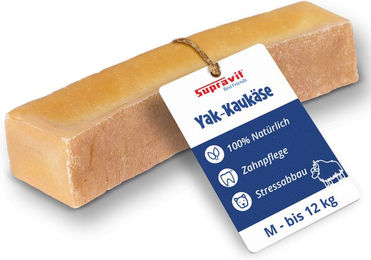 Supravit Yak Kaukäse Hund Kausnack Größe M ohne Farb- und Aromastoffe - 80 g – Bild 1 von 8