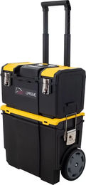 Produktbild von Supreme 3-in-1 Trolley-Tasche mit Rädern Schwarz aus Kunststoff