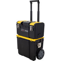 Produktbild von Supreme 3-in-1 Trolley-Tasche mit Rädern Schwarz aus Kunststoff