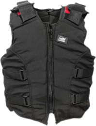 Produktbild von Supreme Bustino Professional Fit Reitweste für Kinder in Schwarz mit CE-Zertifizierung Größe 10 Jahre