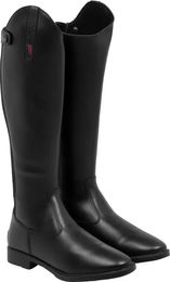 Produktbild von Supreme Damen Reitstiefel aus glattem Kunstleder in Schwarz Größe 38
