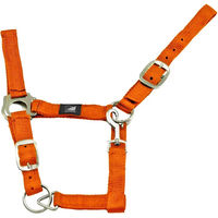 Produktbild von Supreme Doppelt verstellbares Nylonpferdehalfter für Ponys in Orange