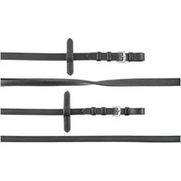 Produktbild von Supreme Doppelte Dressurzügel aus Leder für Pferde