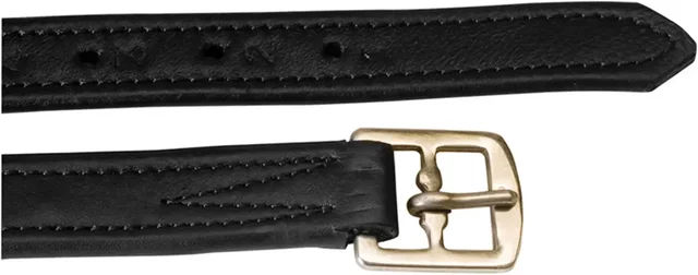 Produktbild von Supreme Doppelte Leder-Gurtstraps für das Reiten Schwarz