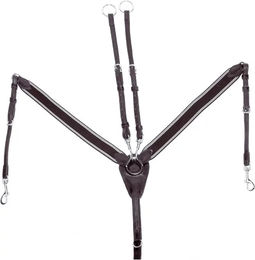 Produktbild von Supreme Doppeltes Ledergeschirr Pony Halfter und Stricke in Braun oder Schwarz
