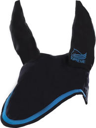 Produktbild von Supreme Fliegenhaube für Pferde aus Polyester in Blau oder Schwarz