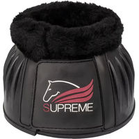 Produktbild von Supreme Gamaschen für Pferde aus Gummi mit Kunstfell in Schwarz XXL