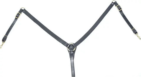 Produktbild von Supreme Jagdhalsband für Pferde aus Leder in Schwarz