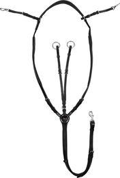Produktbild von Supreme Jagdhalsband für Pferde mit verstellbarem Brustgurt in Schwarz
