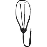 Produktbild von Supreme Martingale für Pferde aus Kunstleder in Schwarz