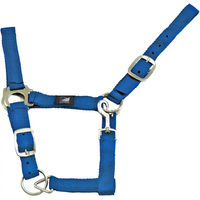 Produktbild von Supreme Pferdehalfter aus Nylon doppelt verstellbar Blau Full