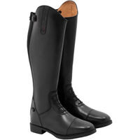 Produktbild von Supreme Reitstiefel aus Leder mit Schnürsenkeln Schwarz Unisex Größe 42