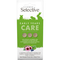Produktbild von Supreme Science Selective Early Years Care Futter für Kaninchen Meerschweinchen und Chinchillas 100 g
