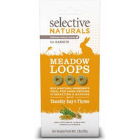 Produktbild von Supreme Science Selective Naturals Meadow Loops Kräuter für Meerschweinchen Kaninchen Chinchilla und Degu 4 x 80 g
