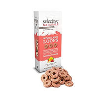 Produktbild von Supreme Science Selective Naturals Woodland Loops Dandelion & Rosehip für Meerschweinchen Kaninchen Chinchilla Degu 80 g - 3 x 79,33 g