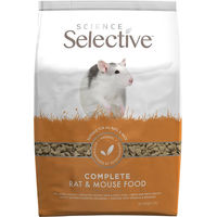 Produktbild von Supreme Science Selective Ratte und Maus Hauptfutter ohne tierisches Protein und Zucker 3 kg