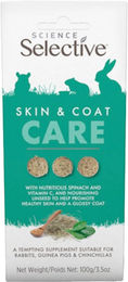 Supreme Science Selective Skin & Coat Care Vitaminsupplement für Kaninchen Meerschweinchen und Chinchilla 100 g – Bild 1 von 2