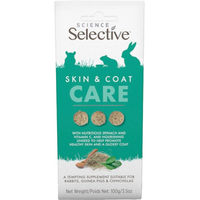 Produktbild von Supreme Science Selective Skin & Coat Care Vitaminsupplement für Kaninchen Meerschweinchen und Chinchilla 100 g
