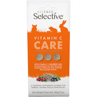 Produktbild von Supreme Science Selective Vitamin C Care Vitaminsupplement für Kaninchen Meerschweinchen und Chinchilla 100 g
