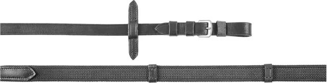 Supreme Supergrip Zügel für Pony aus Kunstleder in Schwarz – Bild 1 von 1