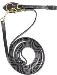 Produktbild von Supreme Uke Lederzügel für Zugpferde in Schwarz