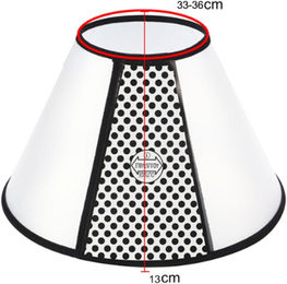 SUQ Haustier Schutzkragen Halskrause aus Kunststoff verstellbar weiß – Bild 1 von 7