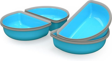SureFeed Futternapf Halbschalen 4er Pack Blau – Bild 1 von 4