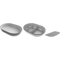 Produktbild von SureFeed Futterschalen-Set Grau 400 ml kompatibel mit Mikrochip-Futterautomaten für Nass- und Trockenfutter