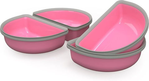 SureFeed Halbschalen 4er Pack Rosa – Bild 1 von 3