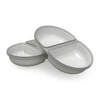 Produktbild von SureFeed Sure Petcare Split Futternapf 2er Pack Grau für Mikrochip Futterautomaten mit integrierter Dichtung