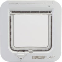 Produktbild von SureFlap Katzenklappe mit Mikrochip-Erkennung wasserdicht weiß