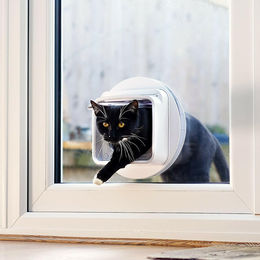 SureFlap Microchip Katzenklappe Connect App steuerbar Weiß - 1 Stk. – Bild 1 von 4