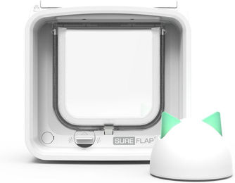 Produktbild von SureFlap Mikrochip Katzenklappe Connect mit Hub Weiß WiFi Kunststoff