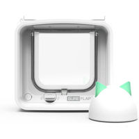 Produktbild von SureFlap Mikrochip Katzenklappe Connect mit Hub Weiß WiFi Kunststoff