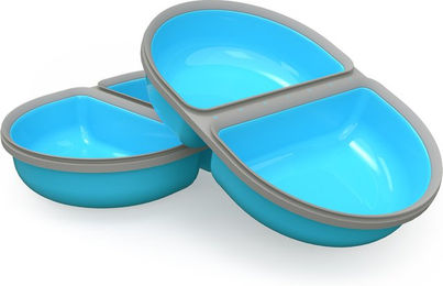 SureFlap SureFeed Split-Schale 2er Pack Blau für Mikrochip Futterautomaten - 2 x 170 ml – Bild 1 von 2